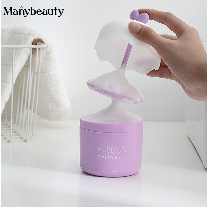 Manual Bubbler Portable Face Wash Foamer Cleanser Shower Gel Bubbler