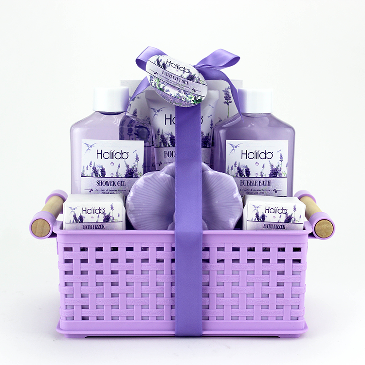Hot sell Customized OEM&ODM Cleaning Natural Personal Shower Gel Body Lotion Scrub Bubble Bath Spa Gift Set for holiday home set