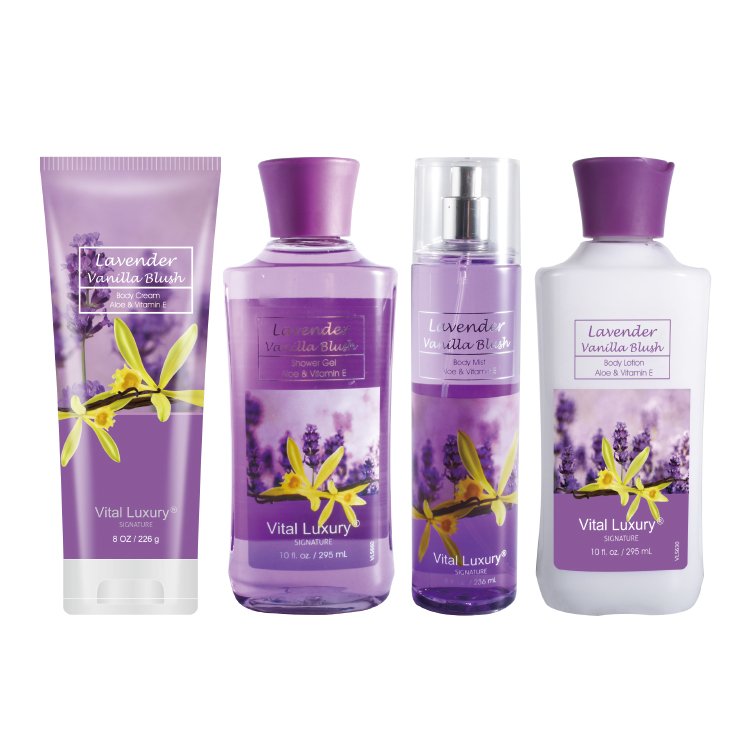 Private Label Moisturizing Body Care Bath Spa Kit Shower Gel And Body Lotion Sets