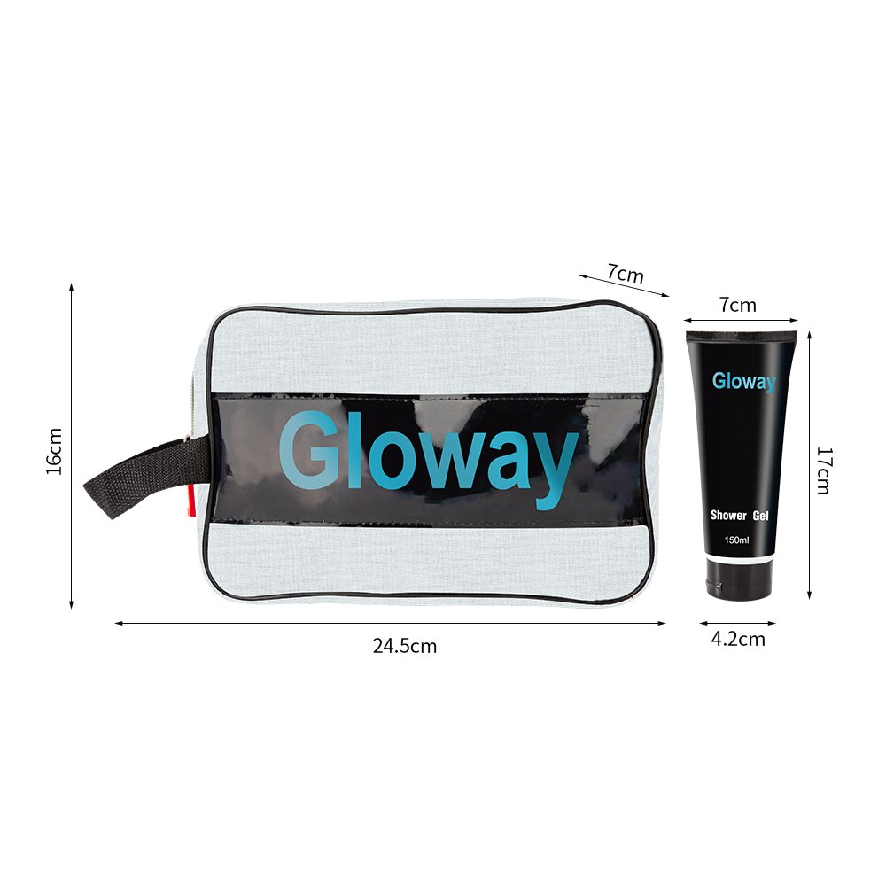 OEM Expert Travel Essentials Grooming Kit Travel Size 2-In-1 Shampoo Conditioner Men's Shampoo And Shower Gel Toiletry Bag Set