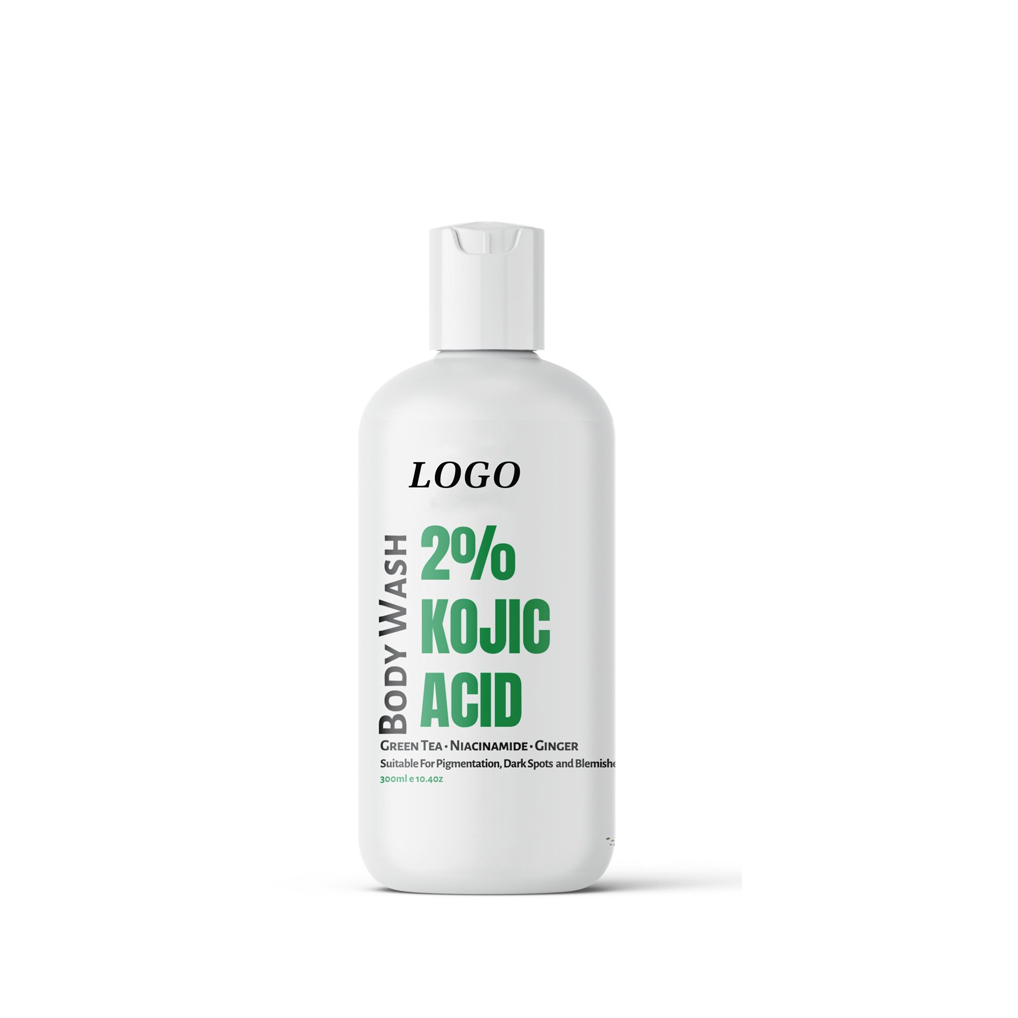 BLIW Private Label Natural Dark Spot Remover Body Care 2% Kojic Acid Whitening Body Wash Shower Gel With Fragrance
