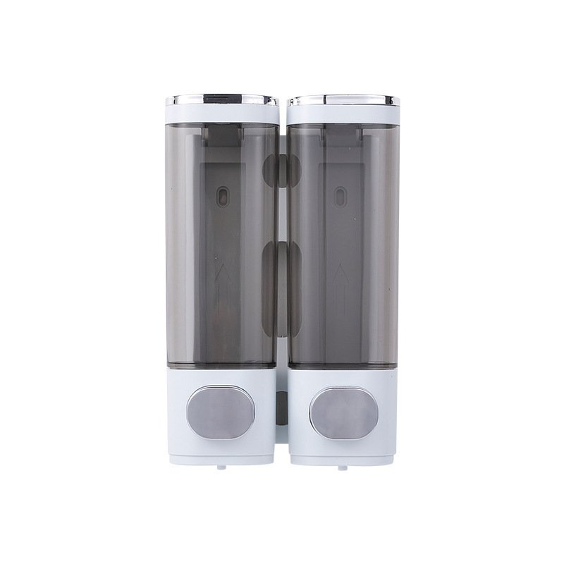 Travel shower shampoo dispenser home hotel soap box punch-free manual press shampoo dispenser 3 in 1