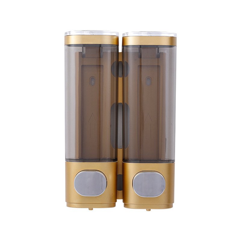 Travel shower shampoo dispenser home hotel soap box punch-free manual press shampoo dispenser 3 in 1