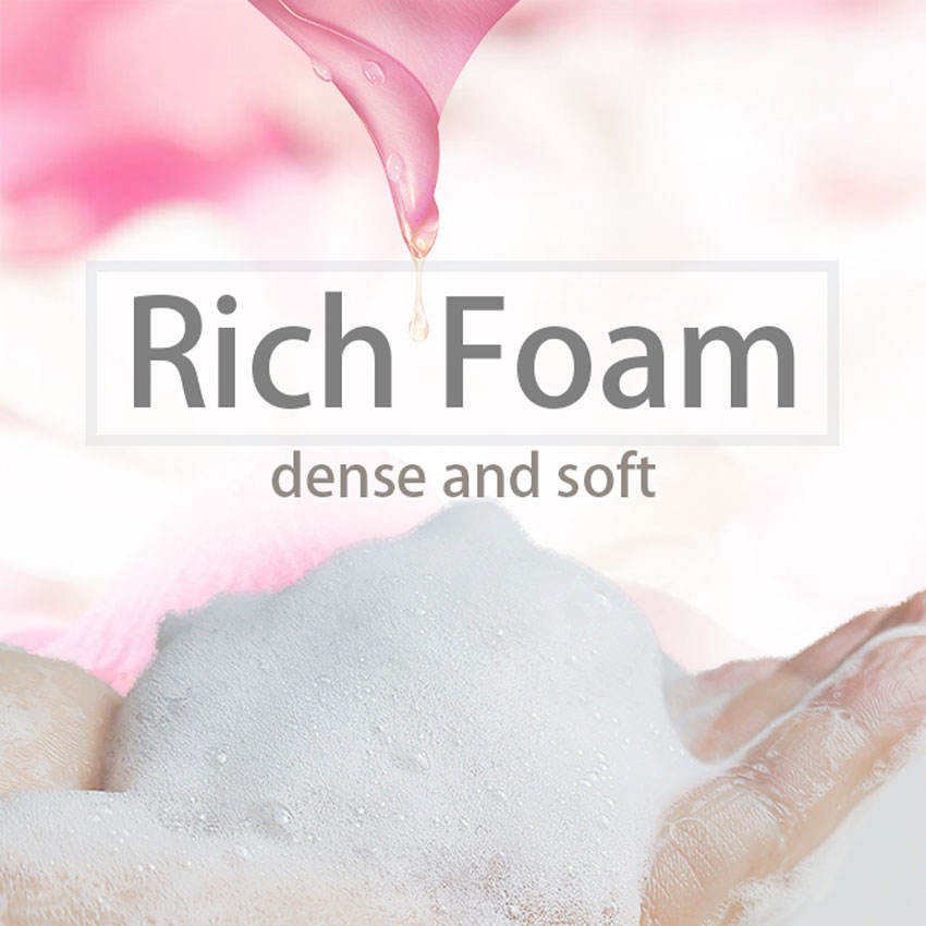 Manufacture Cosmetic Plant Extract Brightening Deeply Cleaning Vegan Bath Organic Petals Body Wash