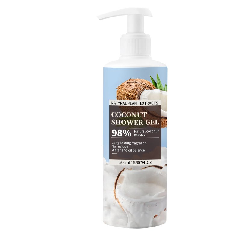 OEM Factory Beauty Long Lasting Moisturising Body Luxury Organic Coconut Honey Shower Care Good Shower Gel For Sensitive Skin