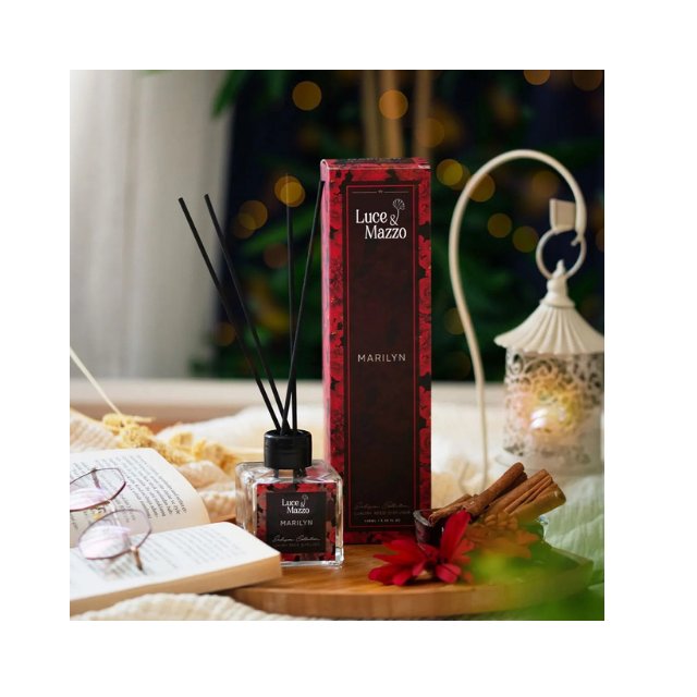 High Quality 100ml Floral Reed Diffusers Handcrafted in Turkey Rose-Scented Herbal Ingredients for Home Use Made in Turkey