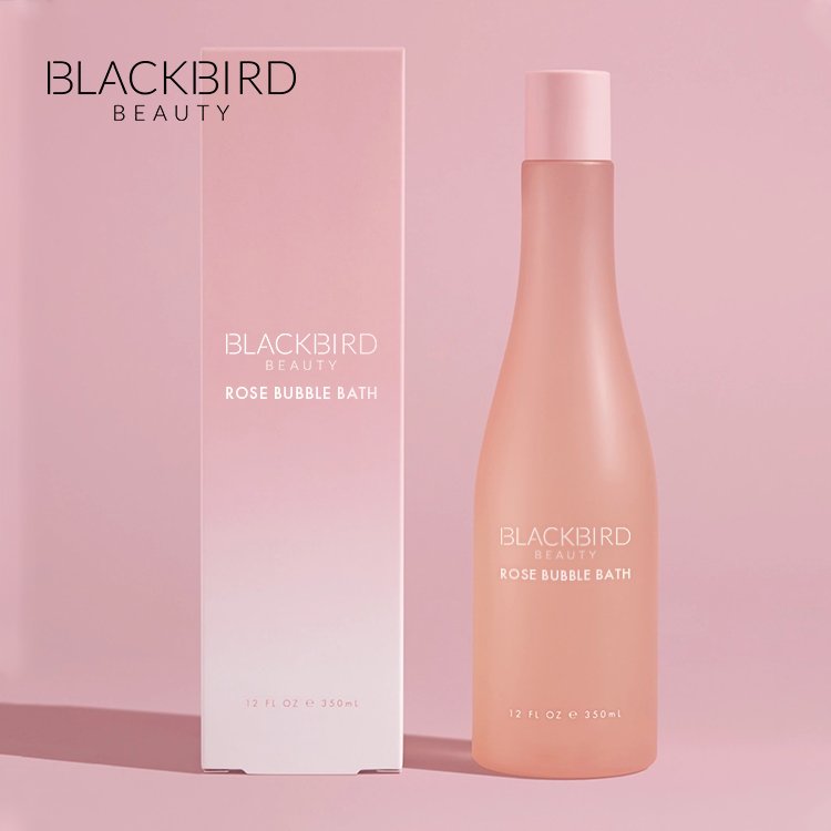 Private Label Exfoliating Rose Body Wash Vegan Bubble Bath Liquid Scrub Whitening Shower Gel For Body