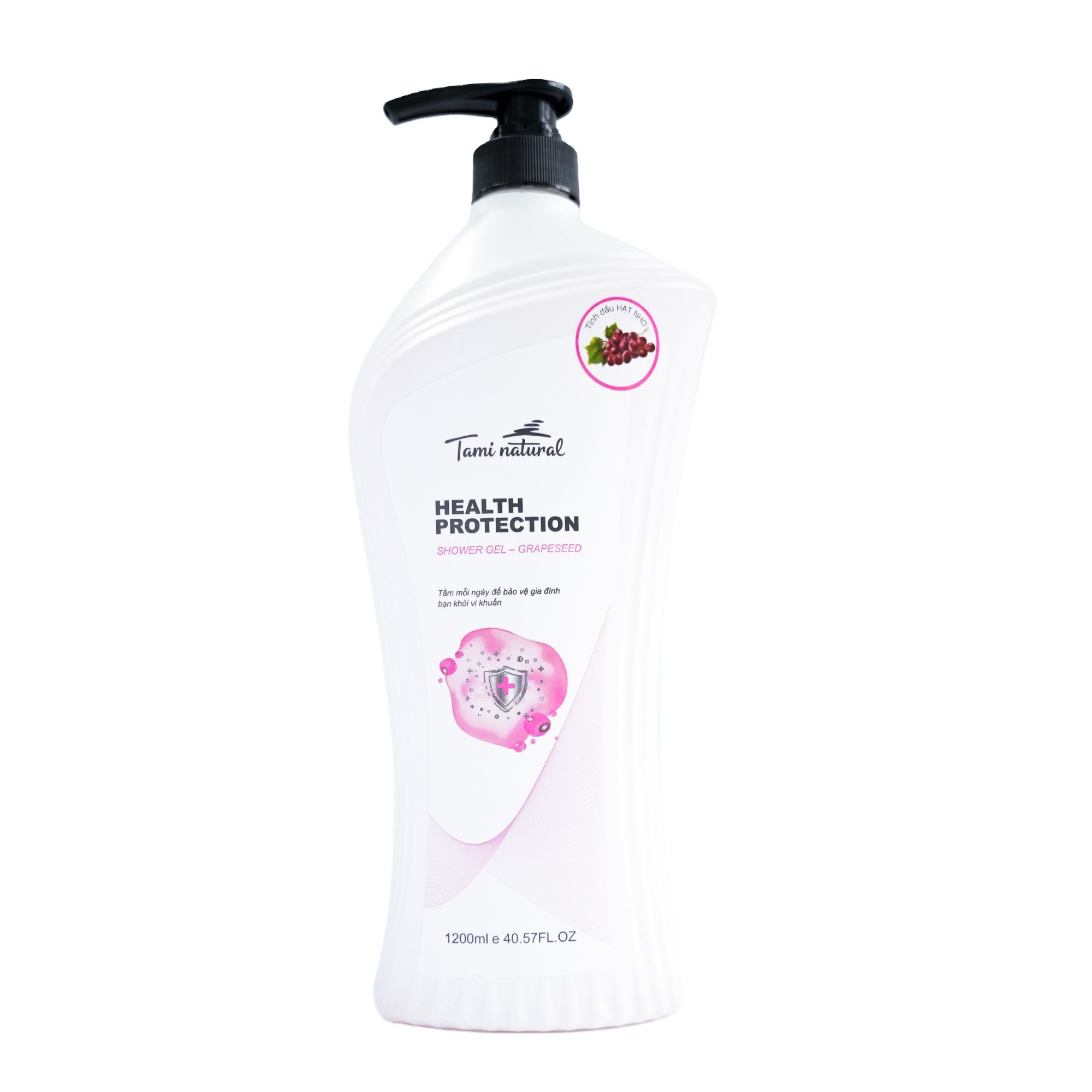 Wholesale Price Vietnamese Brand Daily Usage Shower Gel Moisturizing Grape Seed Oil Perfumed Body Wash in Liquid Form Bubbles