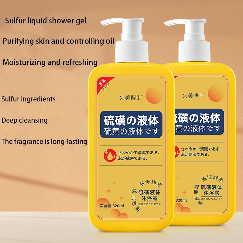 Premium Body Wash Cleanses and hydrates skin with Sulphur liquid body wash