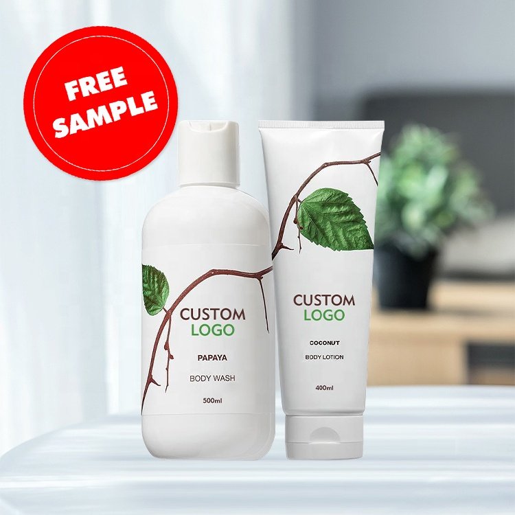 OEM Wholesale Organic Cream Shower Gel Moisturizing Brightening Repairing Body Wash Body Lotion Sets
