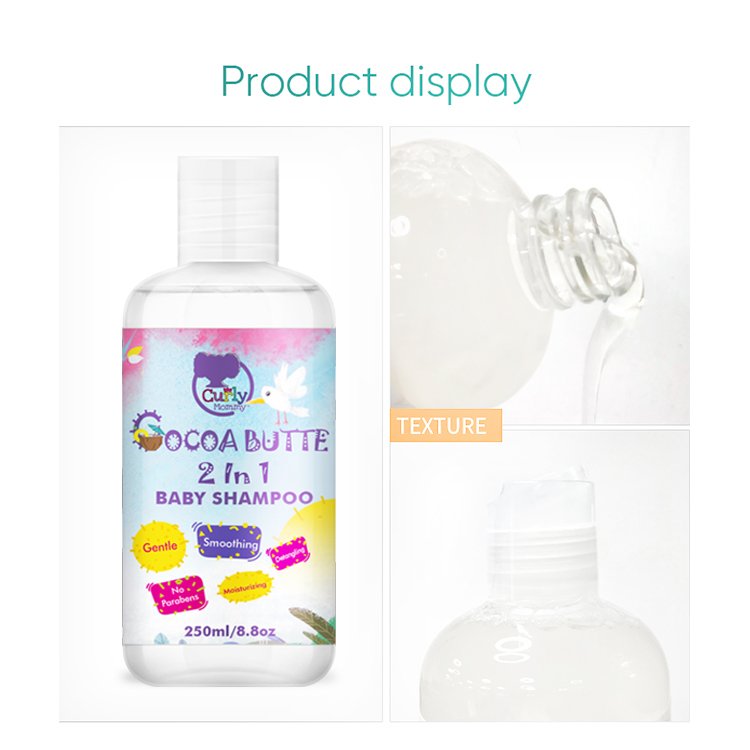 CURLYMOMMY wholesale private label No More Tears formula children kids body wash shower gel