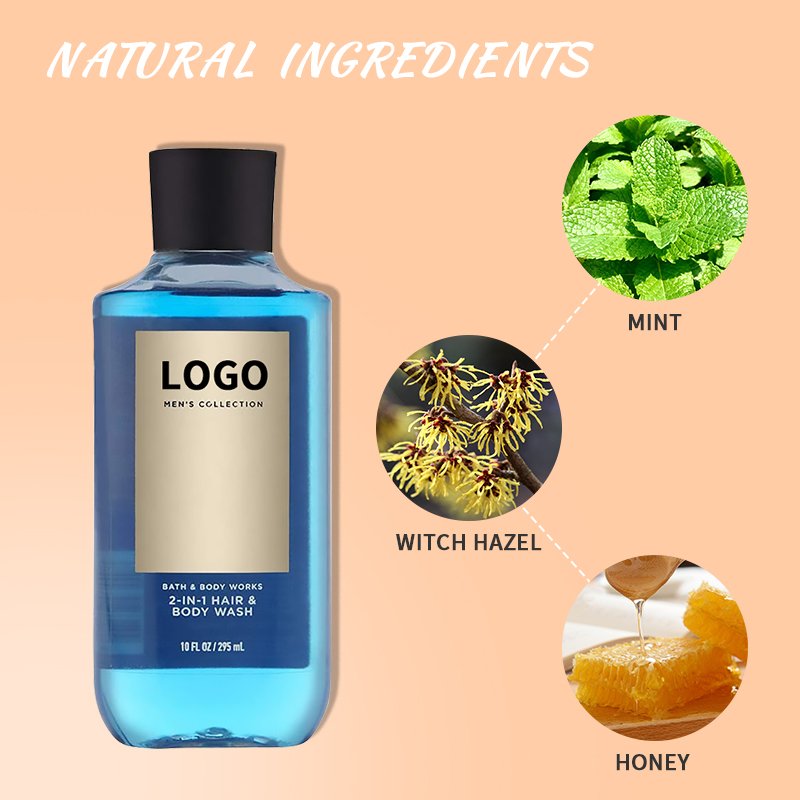 Men's Perfume Shower Gel Sulfate-Free Refreshing Moisturizing and Organic Herbal Olive oil Body Whitening Wash Shower Gel