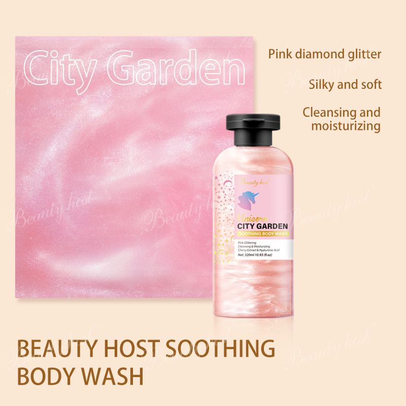 320ml Bath Gel Silver Impression Remains Radiance,Rose Pink City Garden Soothing, Golden Summer Sunshine Gold Luxury Tender