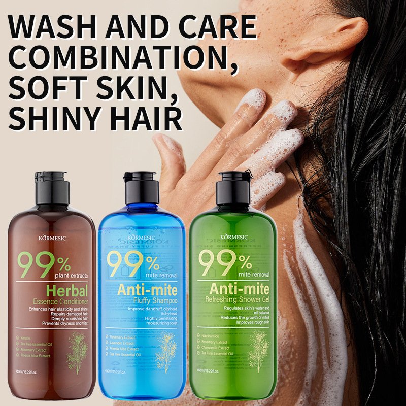 KORMESIC Hair Shampoo And Conditioner Mask Skin Hydrating Body Wash Exfoliating Lightening Whitening Shower Gel