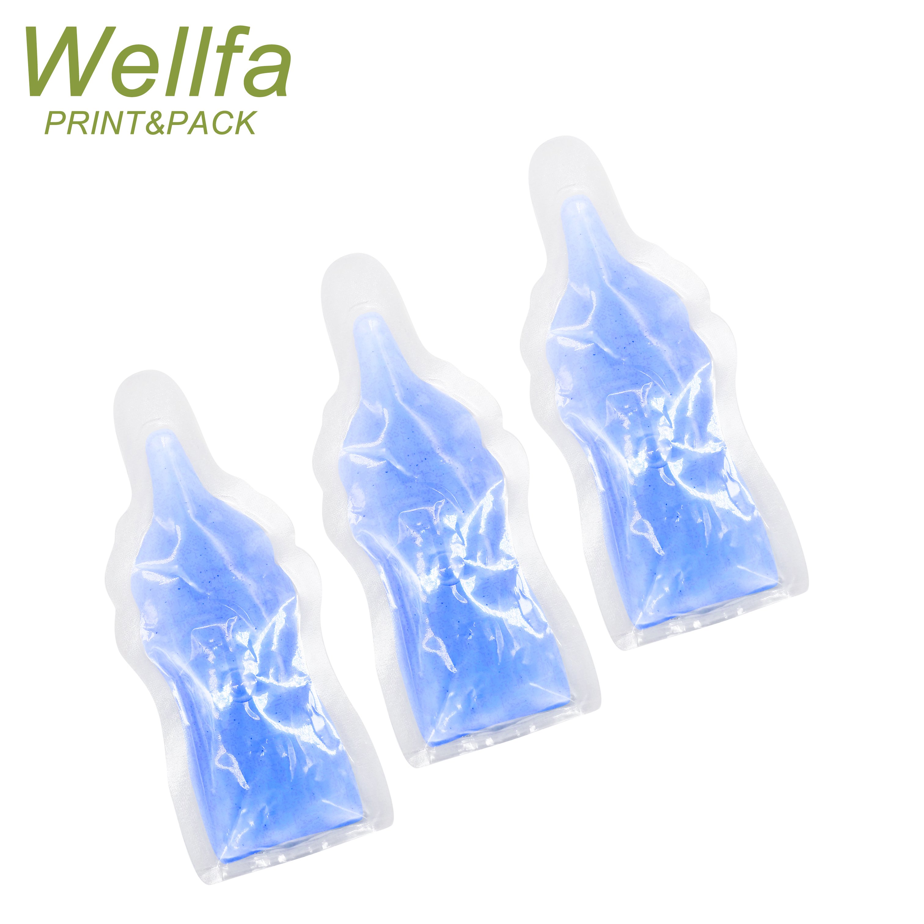 10ml 25ml 40ml Small Sample Sachet Custom Shaped Energy Gel Packaging Bag