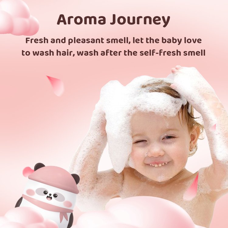 In Stock 500ml Kids 2 In 1 Shampoo And Body Wash Children Natural Organic Shower Gel With Sweet Almond Oil
