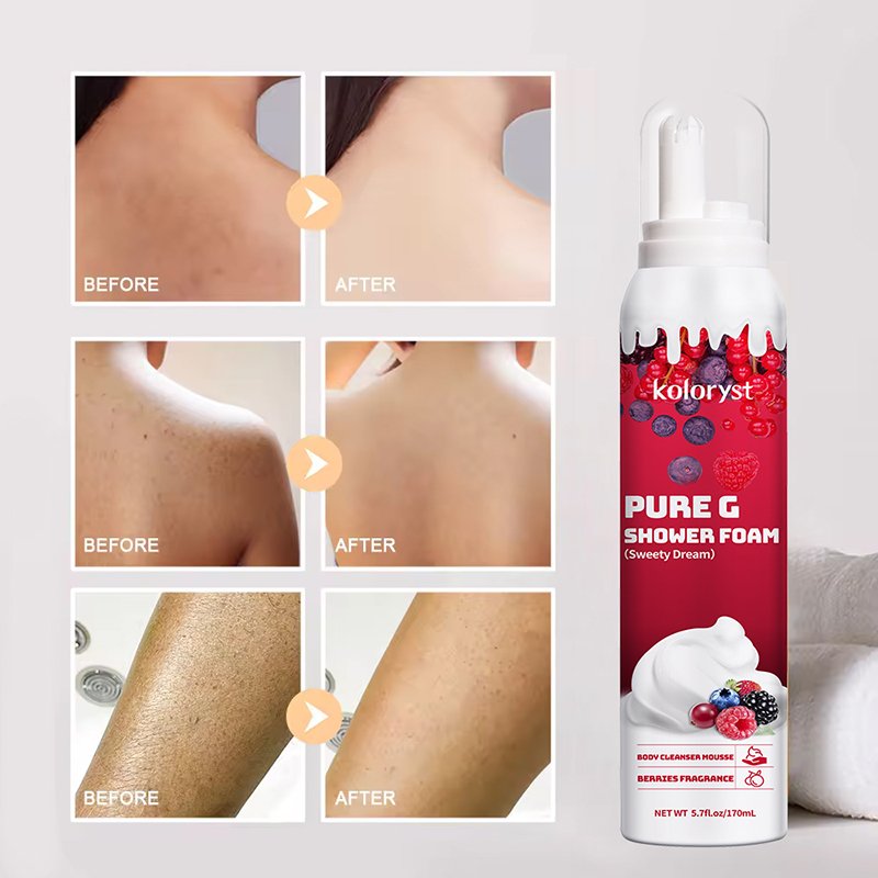 Factory Direct Sales wholesale body cleanser mousse private label body wash mousse custom logo deep cleaning hotel shower foam