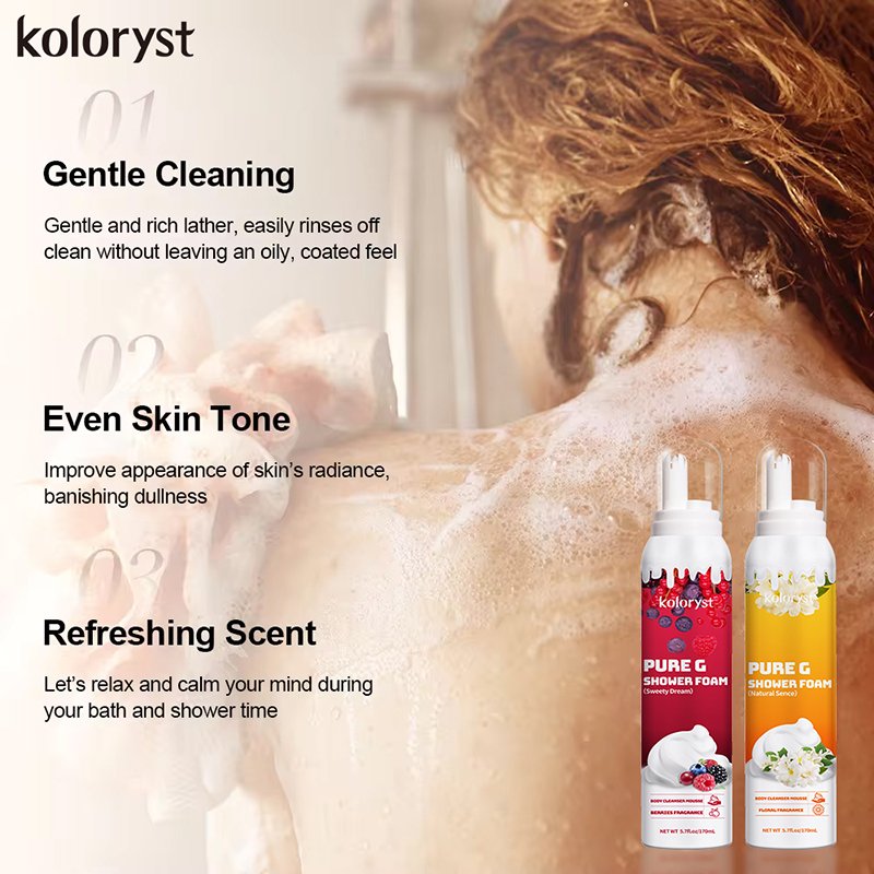 Factory Direct Sales wholesale body cleanser mousse private label body wash mousse custom logo deep cleaning hotel shower foam