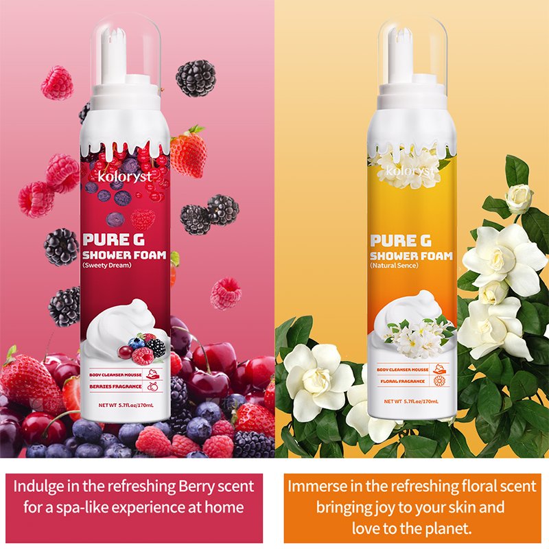 Factory Direct Sales wholesale body cleanser mousse private label body wash mousse custom logo deep cleaning hotel shower foam
