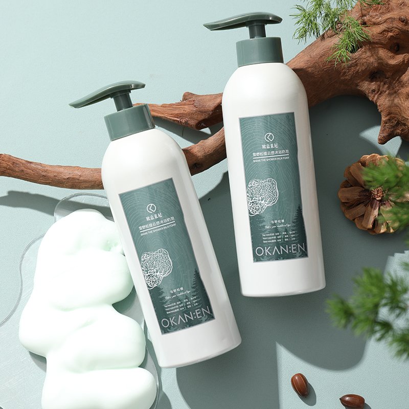 Self owned brand moisturizing and soothing natural shower gel moisturizing and exfoliating vitamin shower gel mousse