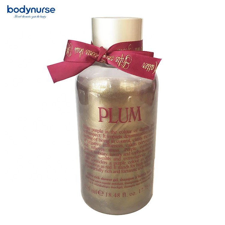 Shower Gel OEM Private Label Unique Design 525ml 3 in 1 Liquid Adults Herbal Female Whitening Moisturizing Bubble Perfumed