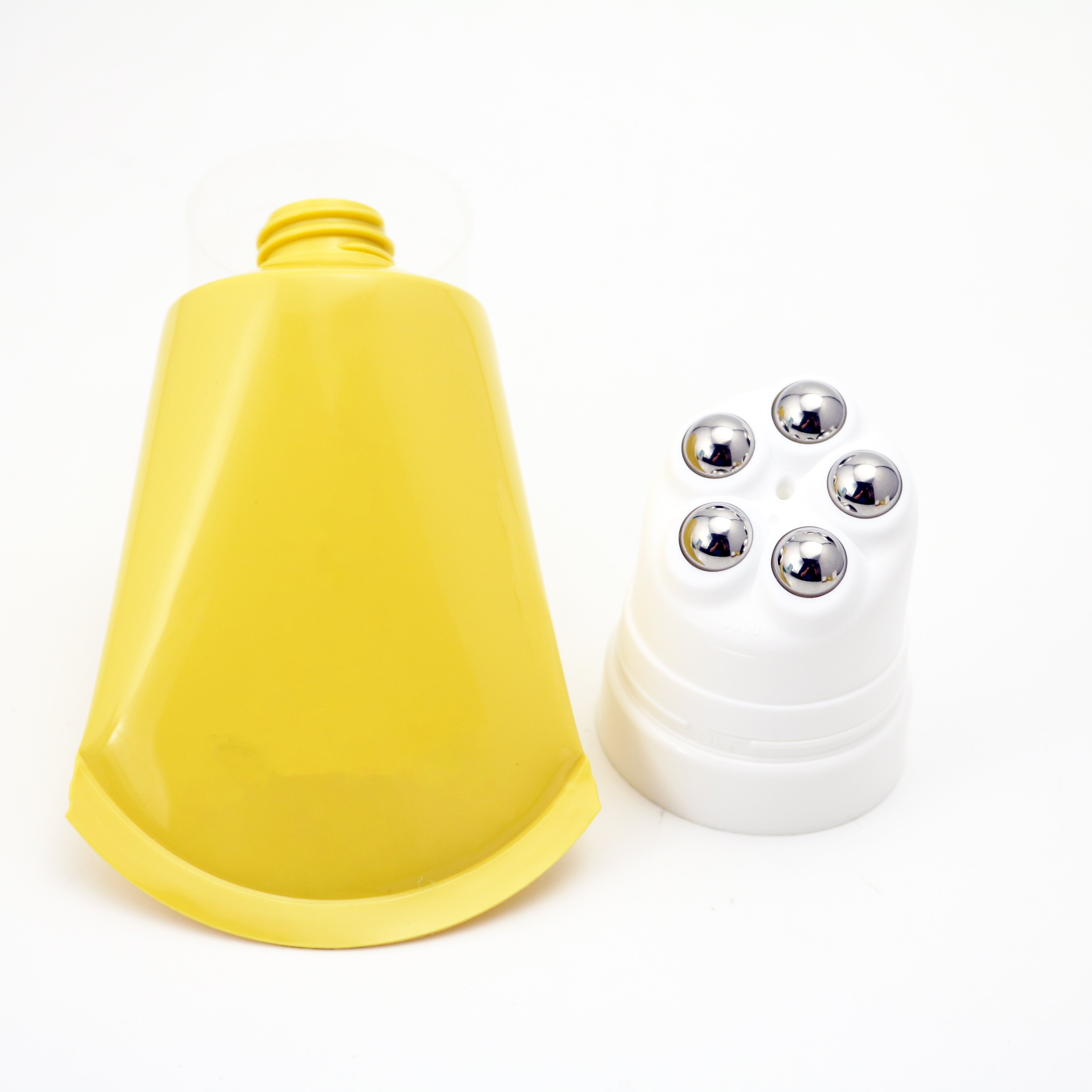 Massage 200ml lotion tubes with 5 roller applicator for body slimming cream shower gel massage tube