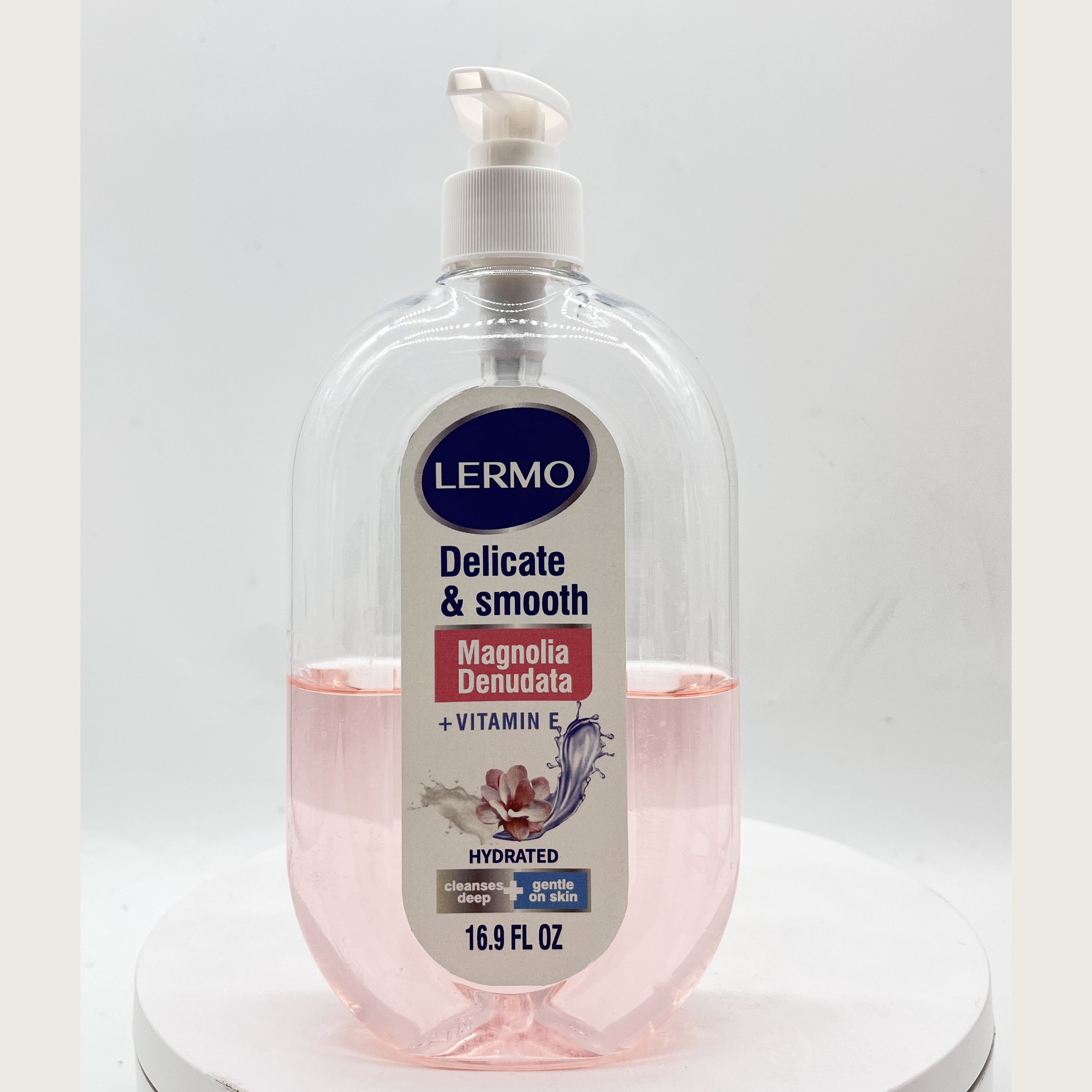 Private label LERMO Delicate smooth Magnolia Denudata shower gel deep cleaning Refreshing body wash for home use