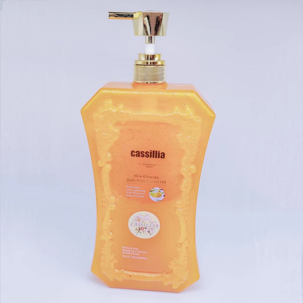 Wholesale Black Skin Whitening Exfoliating Intense Cleansing Body Care Carrot oil Bismid Shower Gel