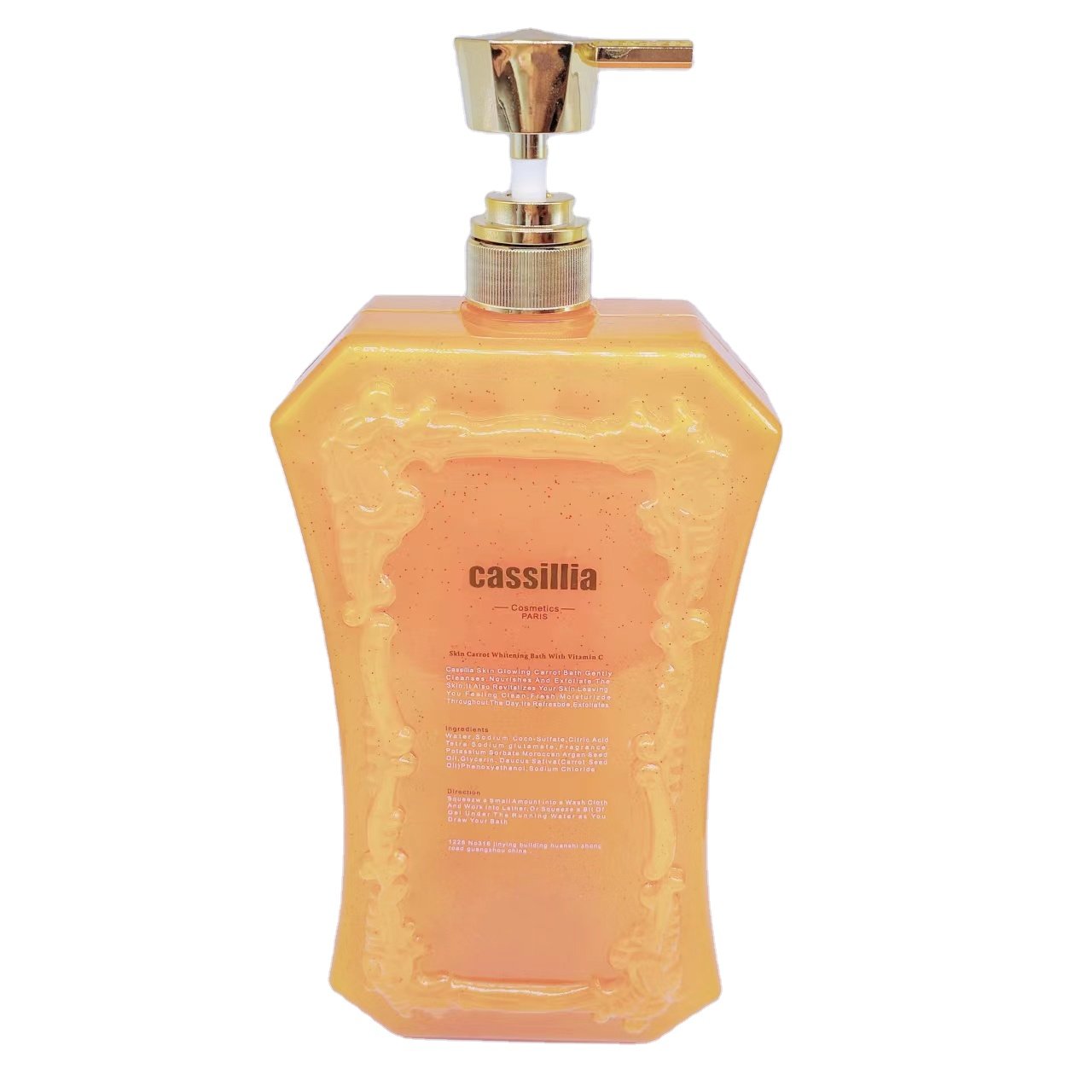 Wholesale Black Skin Whitening Exfoliating Intense Cleansing Body Care Carrot oil Bismid Shower Gel