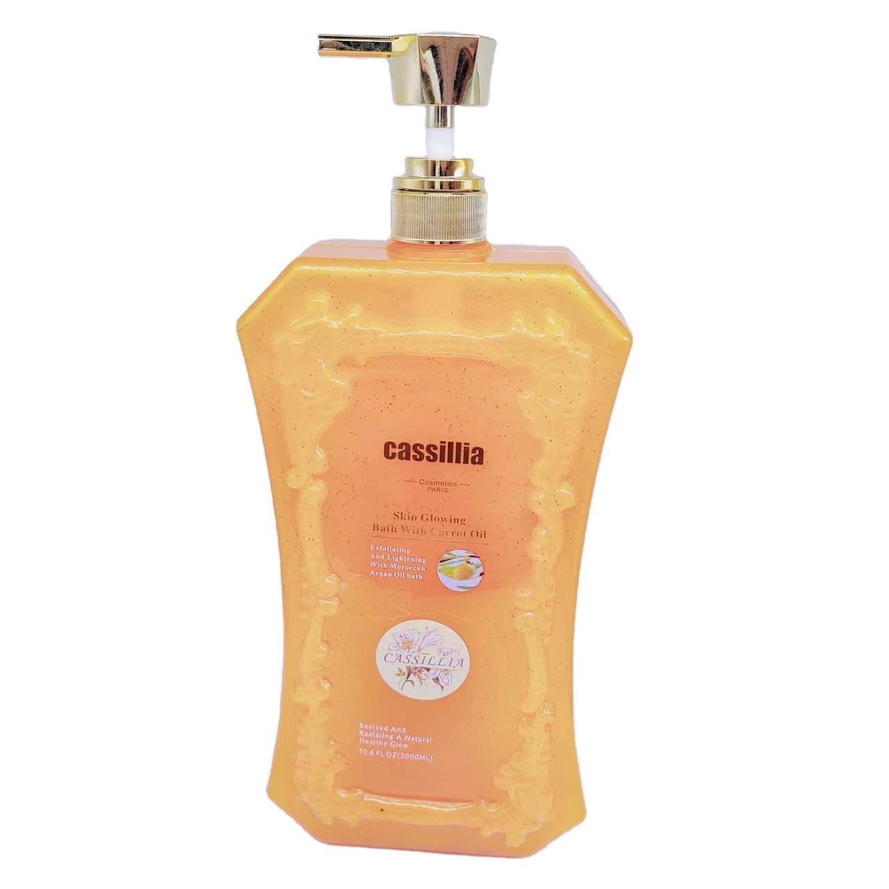 Wholesale Black Skin Whitening Exfoliating Intense Cleansing Body Care Carrot oil Bismid Shower Gel