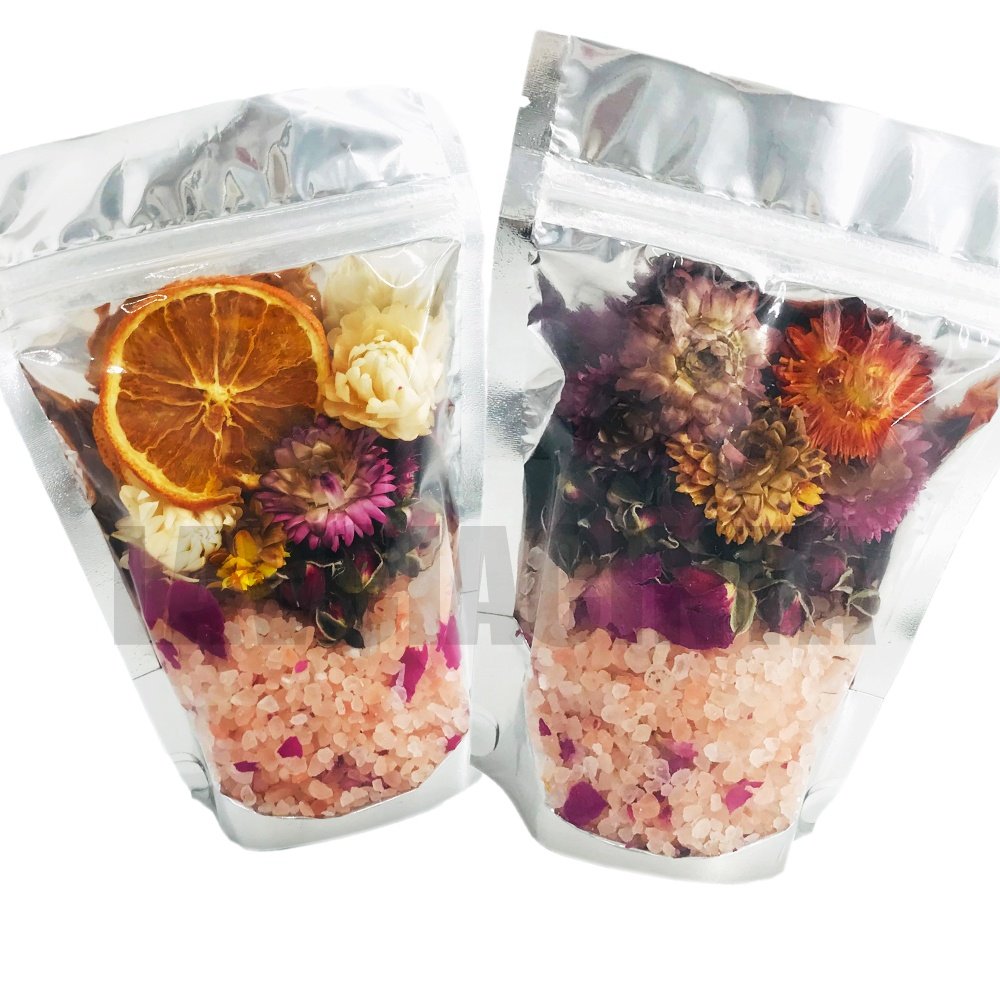 Bath Salt Gift Set Relaxing Spa Salts with Essential Oils Bubble Bath Self Care Gift for Women