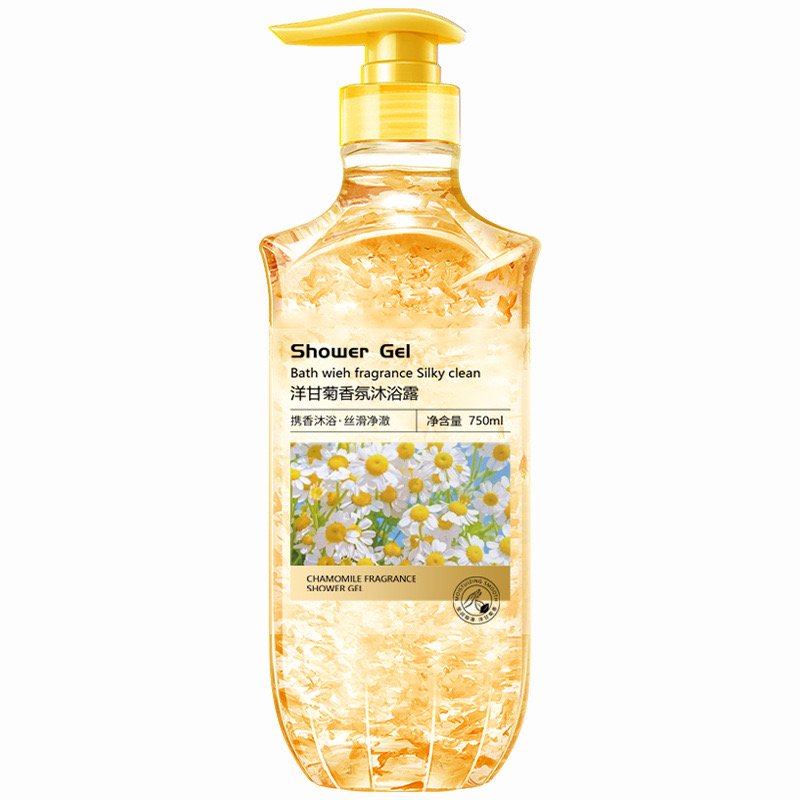 Fragrant petals for long-lasting fragrance refreshing oil controlling and moisturizing shower gel