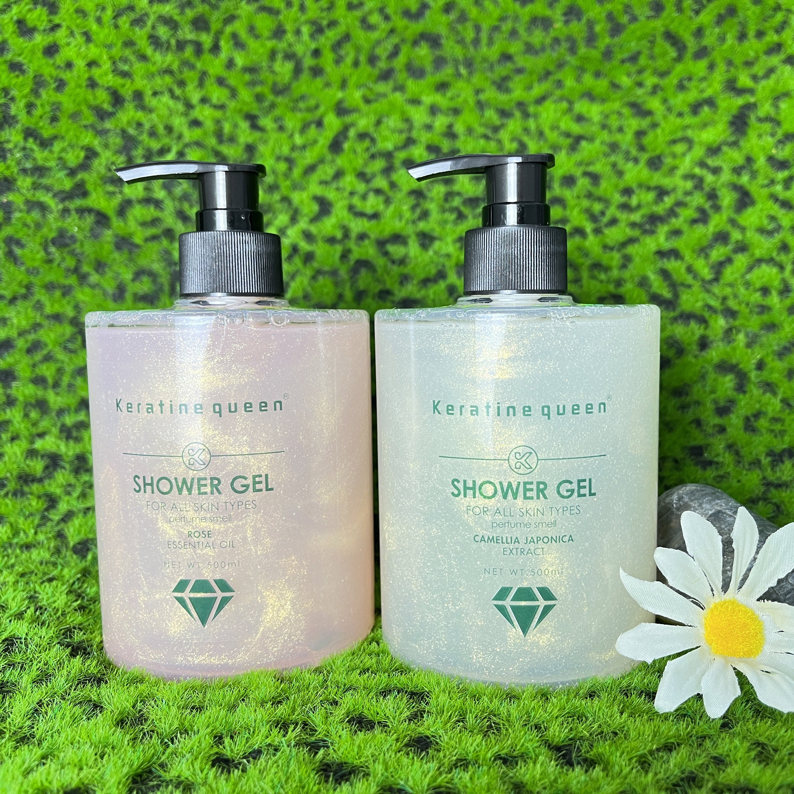500ml Private Label Whitening Organic Nicotinamide Lotion Body Wash Shower Gel With Fragrance