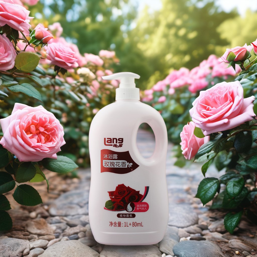 1L New Mild Formula Shower Gel for Home and Hotel Whitening and Moisturizing Smooth and Fragrant Bubble Bath Experience