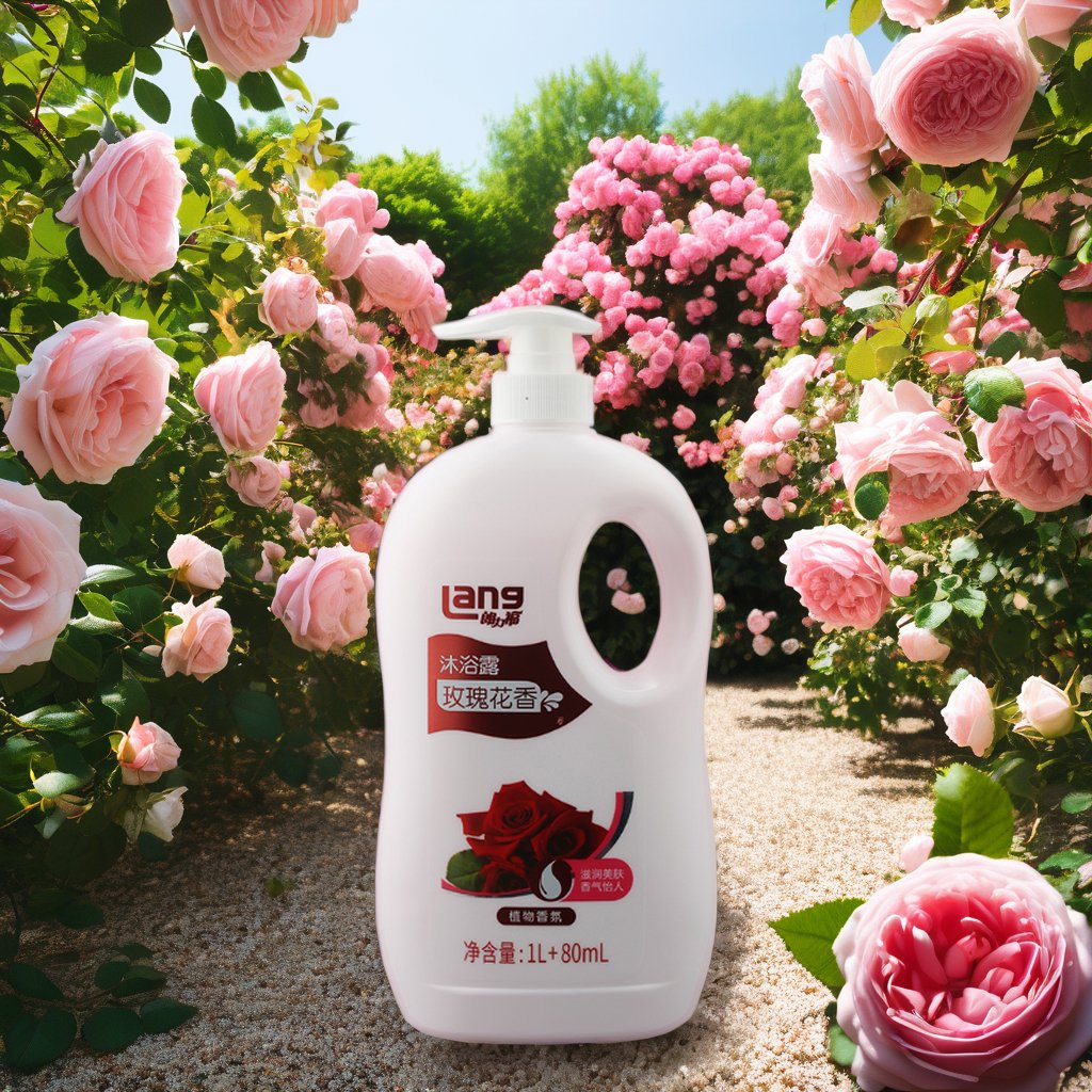 1L New Mild Formula Shower Gel for Home and Hotel Whitening and Moisturizing Smooth and Fragrant Bubble Bath Experience