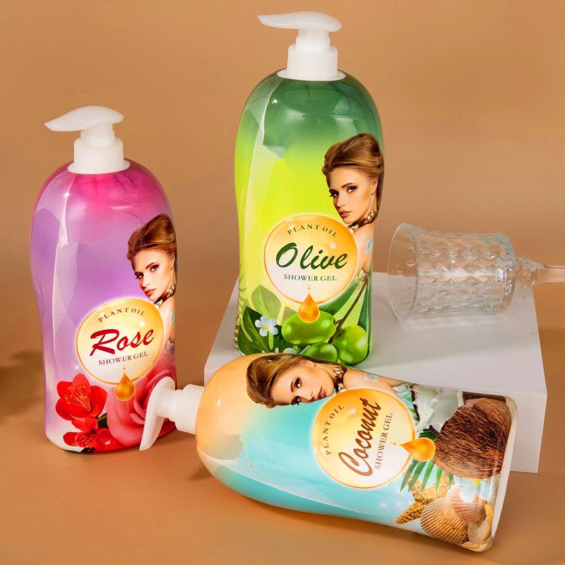 Wholesale Custom Private Label Organic Rose Shower Gel Anti- Pollution Hydrating Whitening skin Refreshing Intimate Body Wash