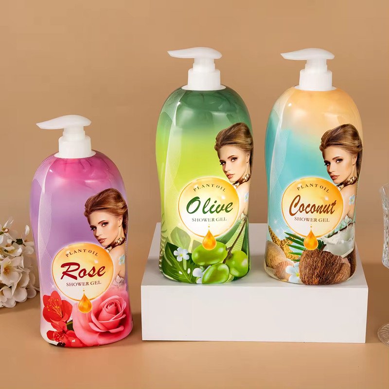 Wholesale Custom Private Label Organic Rose Shower Gel Anti- Pollution Hydrating Whitening skin Refreshing Intimate Body Wash