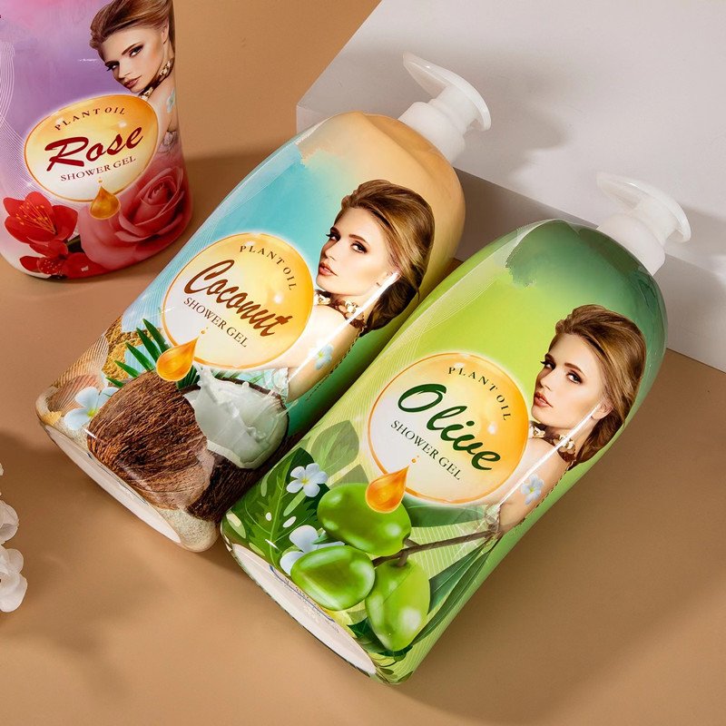 Wholesale Custom Private Label Organic Rose Shower Gel Anti- Pollution Hydrating Whitening skin Refreshing Intimate Body Wash