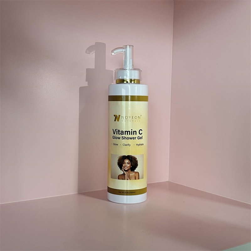 Good Quality Vitamin C Whitening Exfoliating Silky Shower Gel Body Scrub Wash For Black Skin