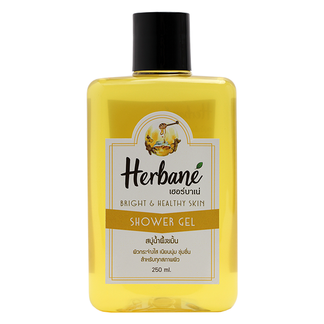Thailand's Natural Herbal Honey Turmeric Shower Gel 250 ML Liquid Soap for Brighter & Healthier Skin Complexion-Bath Product