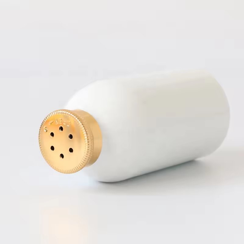 WHOLESALE 50g 100g 150g 200g empty round food grade aluminum baby talcum powder packaging bottle