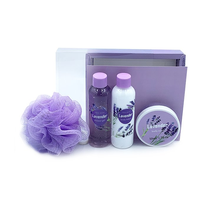 wholesale natural private label beauty shower gel lotion spa hotel bath gift set