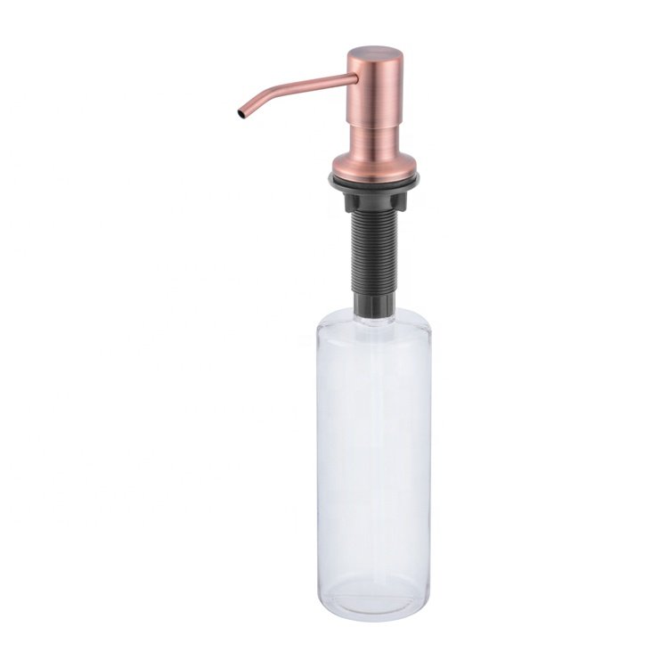 Customized Available Plastic Pump Liquid Hand Soap Dispenser Bottle Metal Manual Soap Dispenser For Soap Products Wholesale