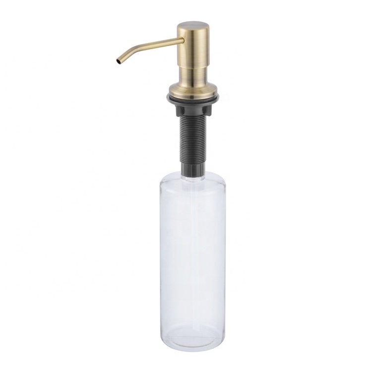 Customized Available Plastic Pump Liquid Hand Soap Dispenser Bottle Metal Manual Soap Dispenser For Soap Products Wholesale