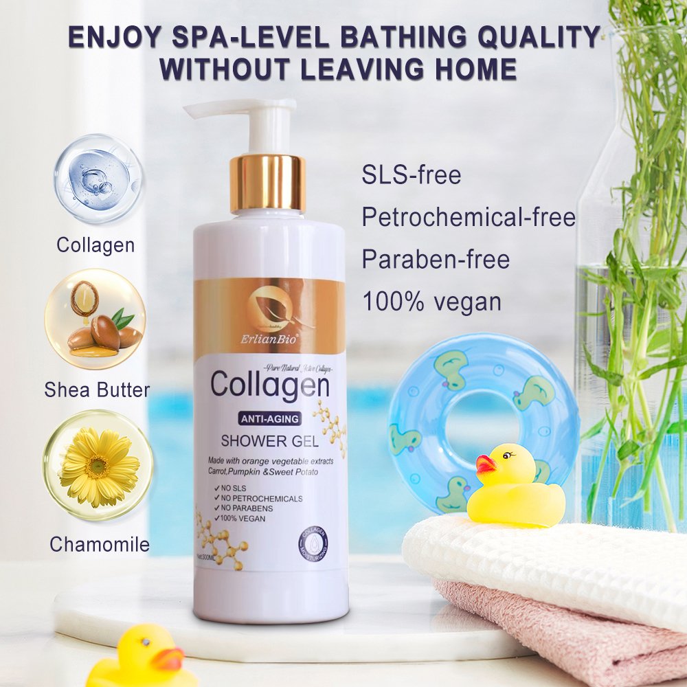 Moisturizing Body Wash Lightening Skin Shower Gel Private Label OEM/ODM Wholesale Body Care Natural Organic Collagen Body Wash