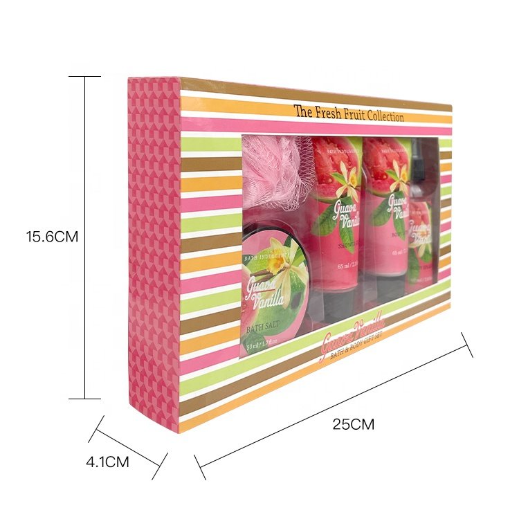 Wholesale private label moisturize body care spa bath sets natural romantic elegance woman bath gift set
