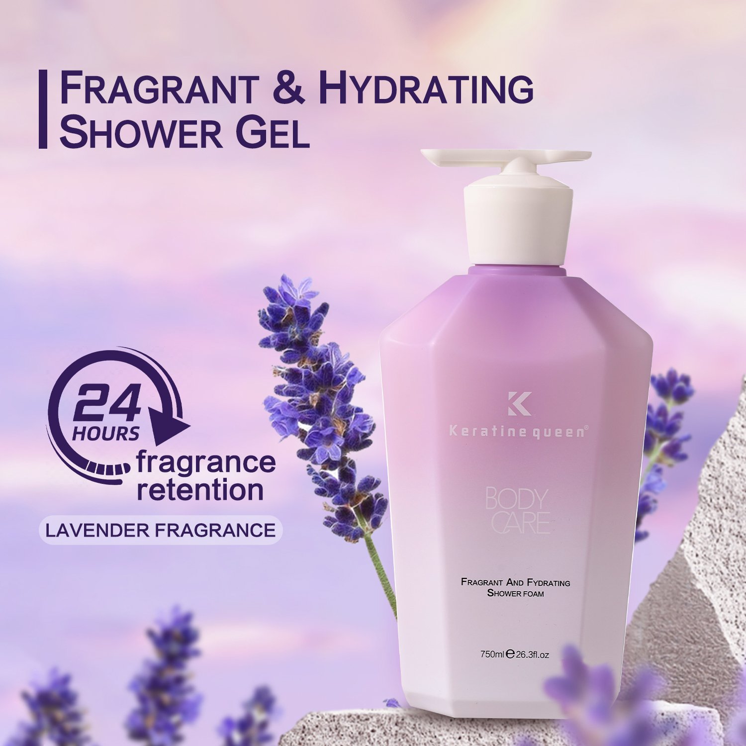 Private Label Shower Gel High Quality Body Wash Various Flavors Fragrance Retention Gel Skin Care Moisturizing Gentle Hydrating