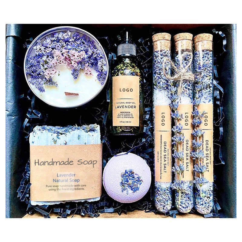 Wholesale Luxury Body Care Spa Kit Valentine's Day Private Label Bath Gift Set Mothers Herbal Liquid Children Use Home Spa