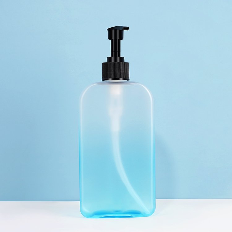 400ml PET Bottle Manufacturers Cosmetic Packaging Bottle Shampoo Shower Gel Lotion Bottle With Lotion Pump