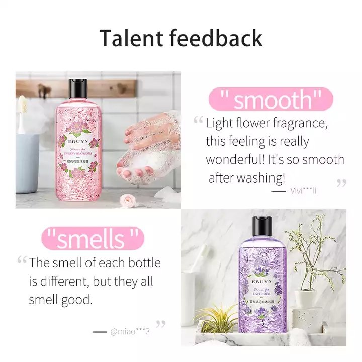 EBUG nourishing clean body wash flower fragrance body shower gel